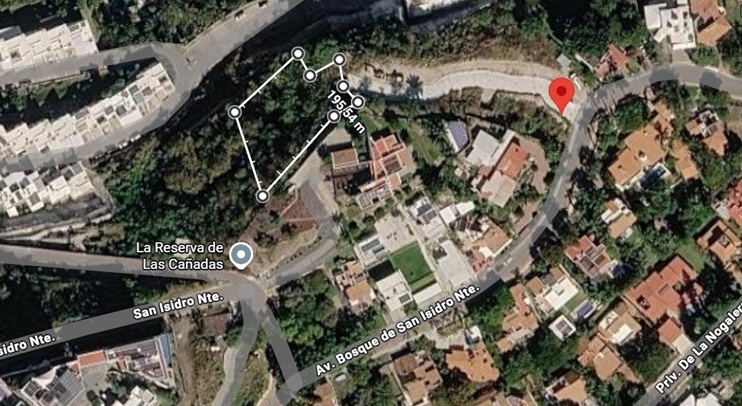 Terreno en VENTA, dentro de Cañadas Club de Golf, a 3 min del club, vista panorámica.