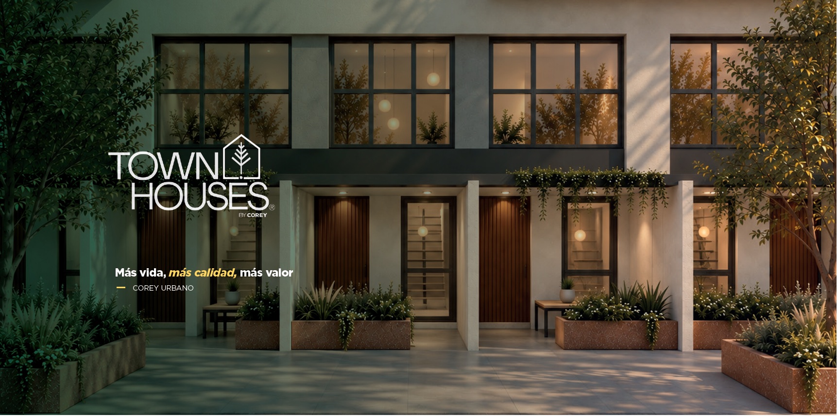 TOWNHOUSES by COREY | Vive diferente, invierte en algo único - TIPO C